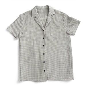 Men's Casual Button Down Shirt - Gray